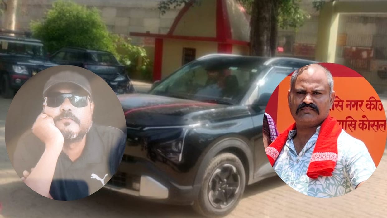 Shahjahanpur road accident both friends died they were going to Neem Karauli by new car