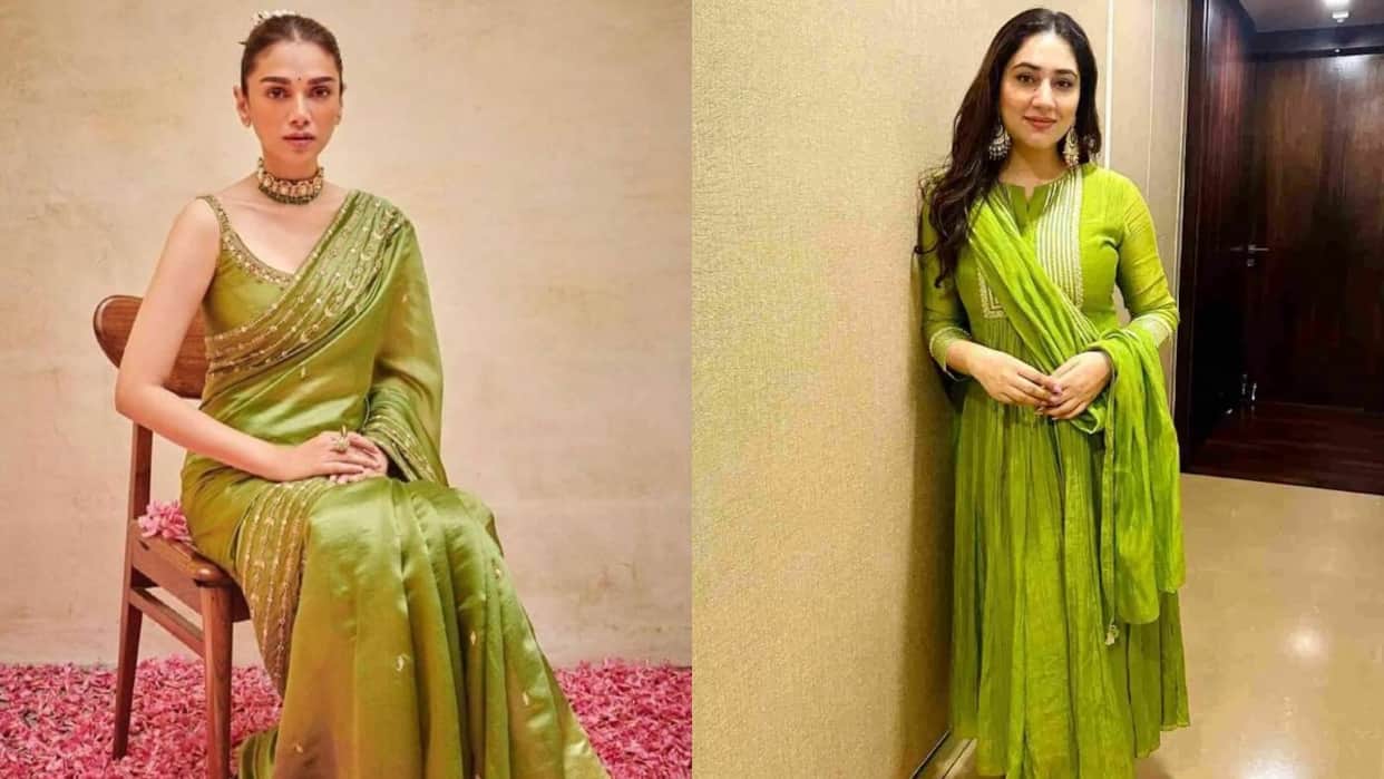 Sawan 2025 trendy green outfit ideas for sawan how to style green outfit for sawan