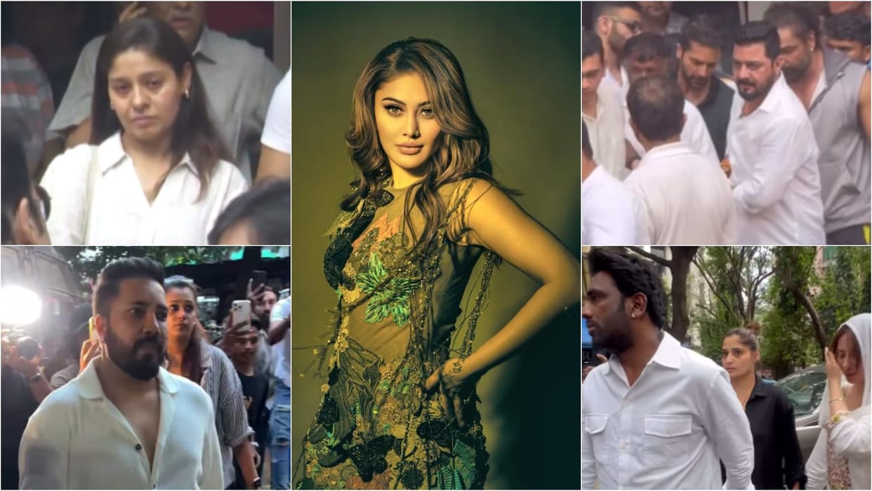 Hindustani Bhau to Mika Singh sunidhi Chauhan Shehnaaz these celebs gather for last rites of Shefali Jariwala