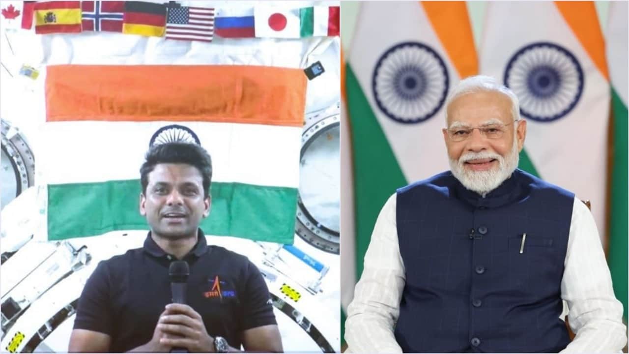 Shubhanshu Shukla PM Modi spoke to astronaut on International Space Station axiom 4 14 days mission