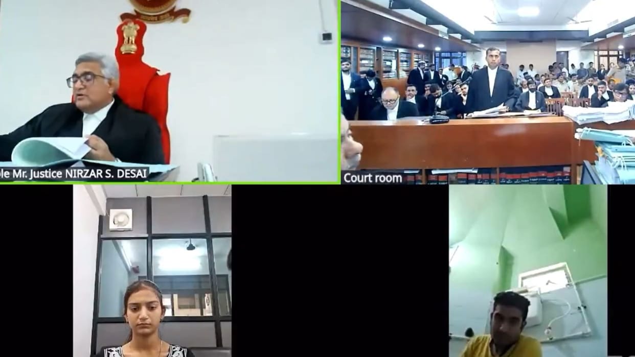Man attends virtual hearing at Gujarat HC from toilet, video goes viral