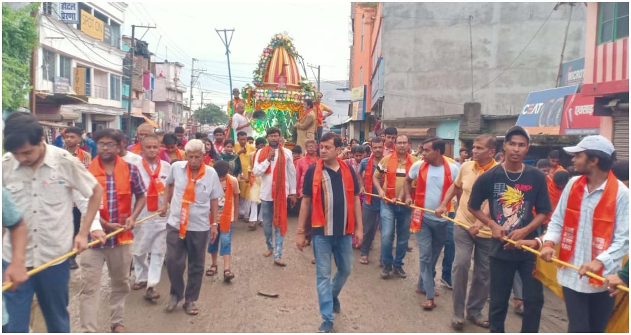 Bihar News: Lord Jagannath's Rath Yatra took place in Kahalgaon, the tradition has been continuing for 158 yea