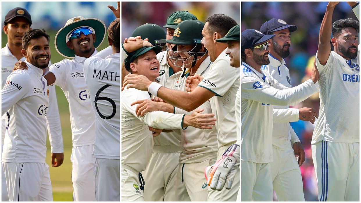 ICC WTC Points Table 2025-2027 Teams Standing and Rakings England India Australia Sri Lanka