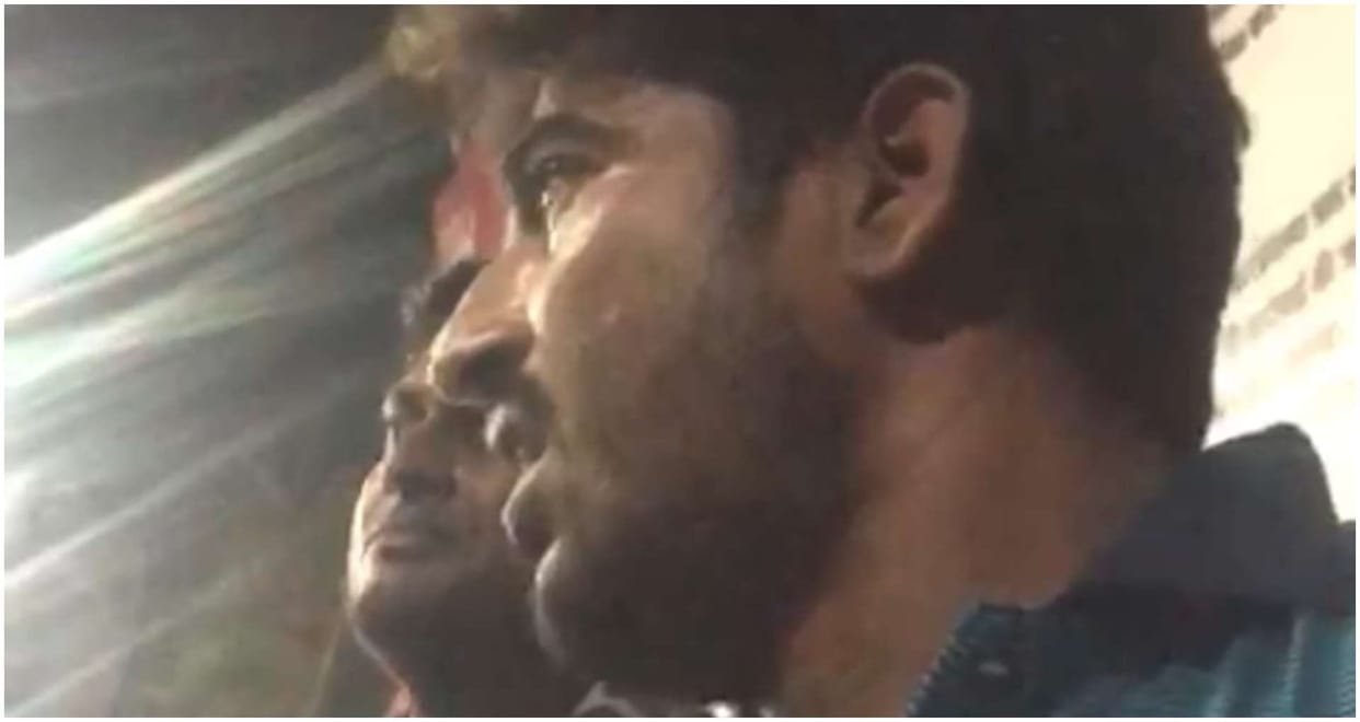 Video of police brutality on a youth in Gayaji goes viral, also accused of snatching 25 thousand rupees