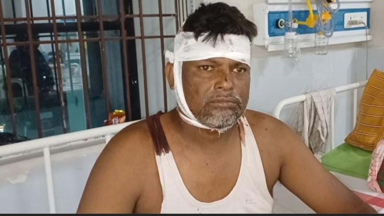 Bihar News : Attack on JDU party Gopal Tanti munger bihar police