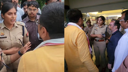 Kanpur: There was an argument between MLC and police officer when the gunner was not allowed inside