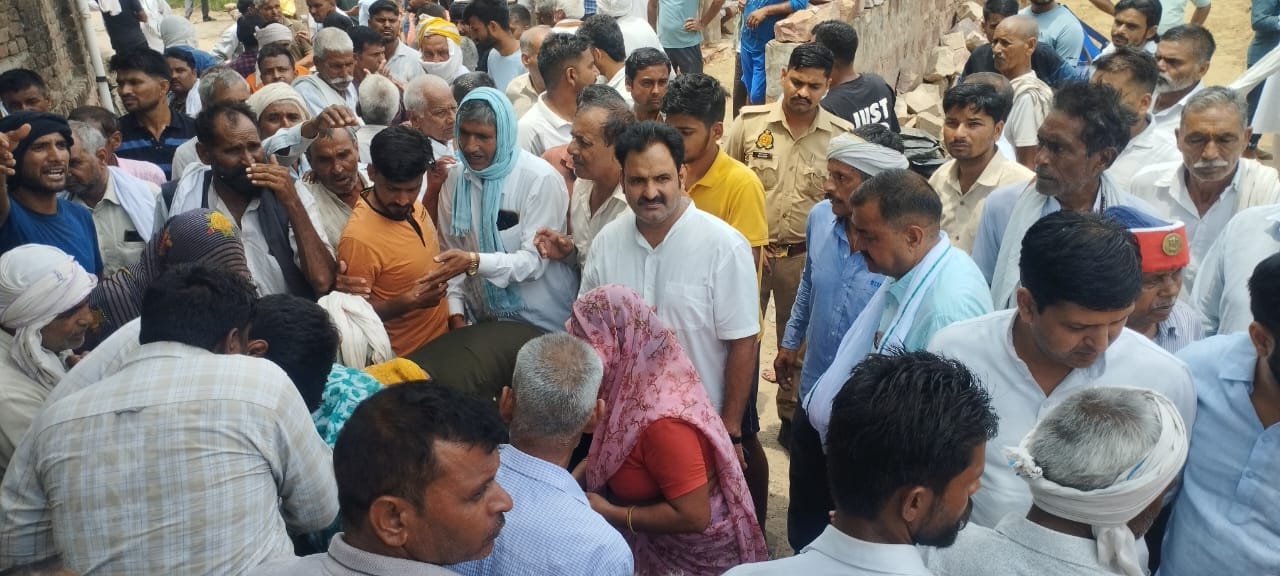 Four corpses were lifted one by one screams tore the heart whole village cried