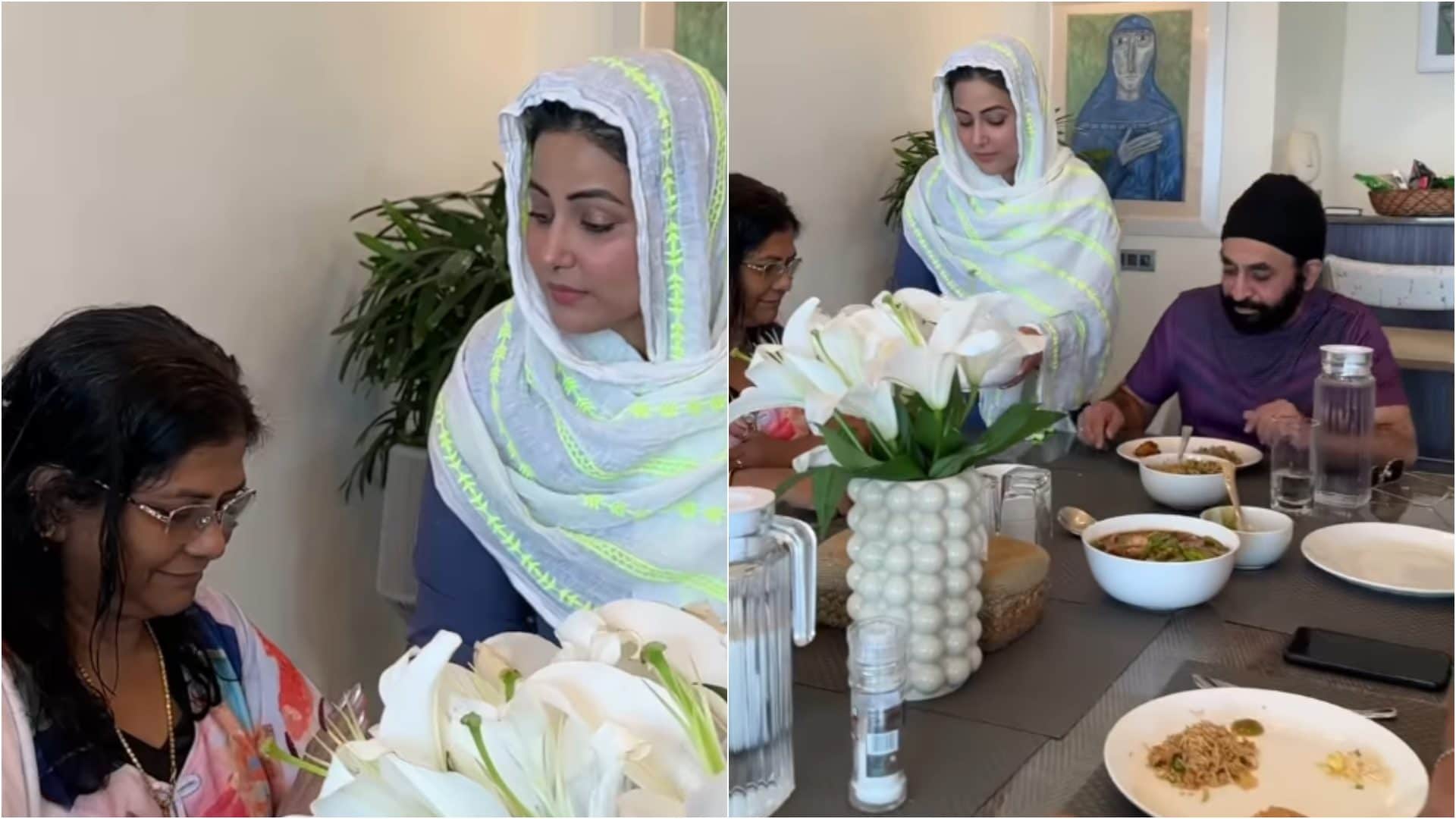 Hina Khan praises her In laws shares funny video says they do make me feel like a princess
