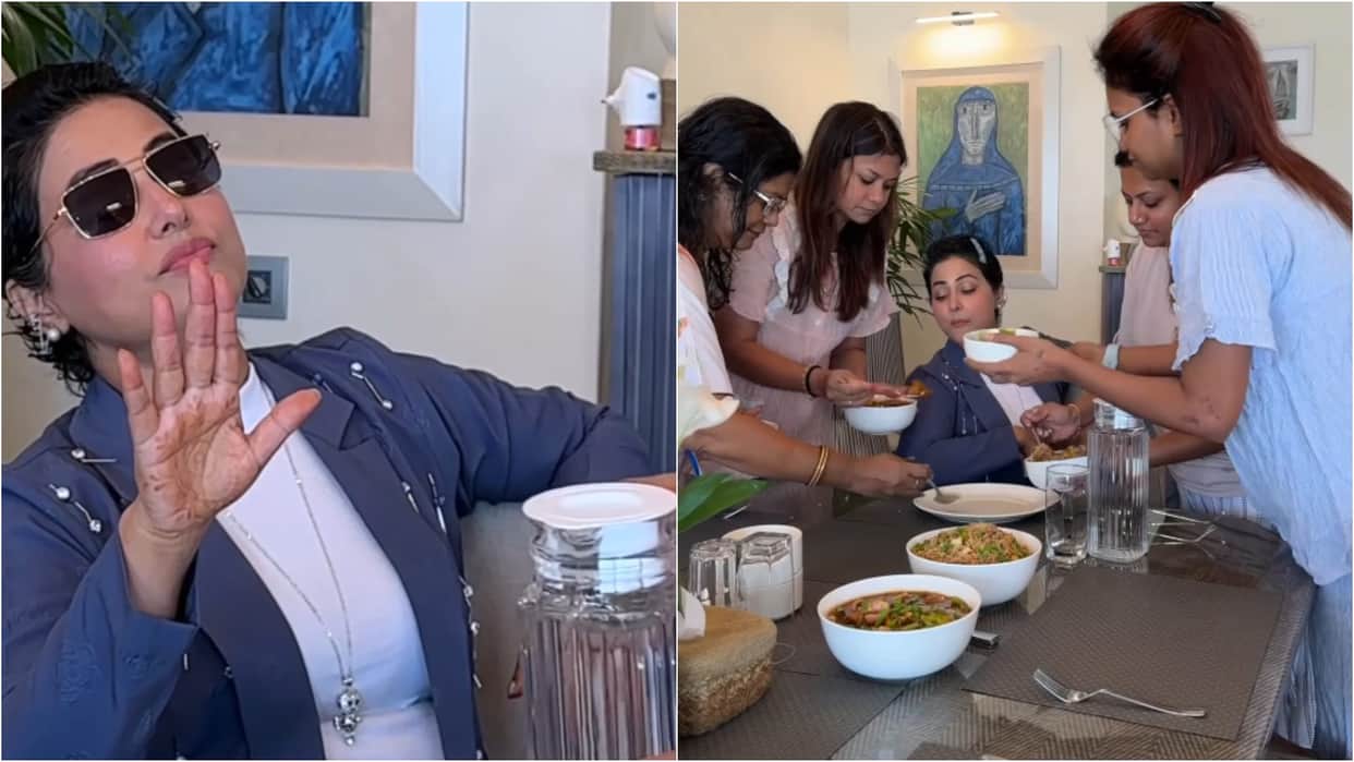 Hina Khan praises her In laws shares funny video says they do make me feel like a princess