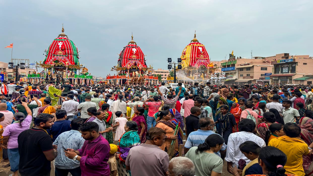 Puri stampede: Puri District Collector SP transferred DCP Vishnu Pati Commandant Ajay Padhi suspended