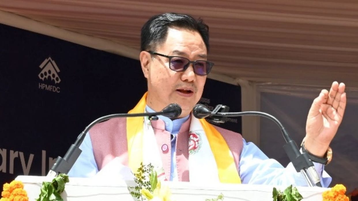 Himachal News Union Minister Kiren Rijiju said After 71 years the country got a Buddhist cabinet minister