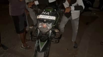 Kanpur Accident Dumper hit three friends riding a bike ran over one while fleeing two seriously injured