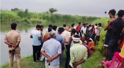 Kanpur Uncle and nephew drowned while fishing in the canal police sent the bodies for postmortem