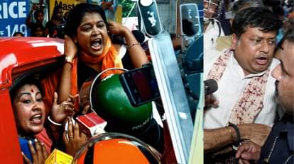 कोलकाता सामूहिक दुष्कर्म मामले पर प्रदर्शन