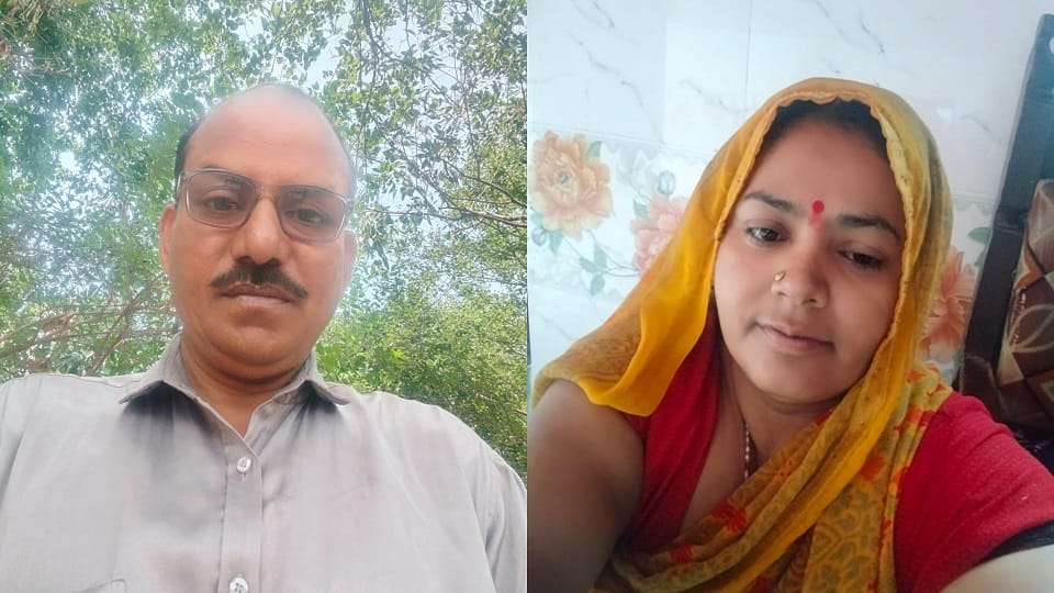 husband and wife died in road accident in mathura