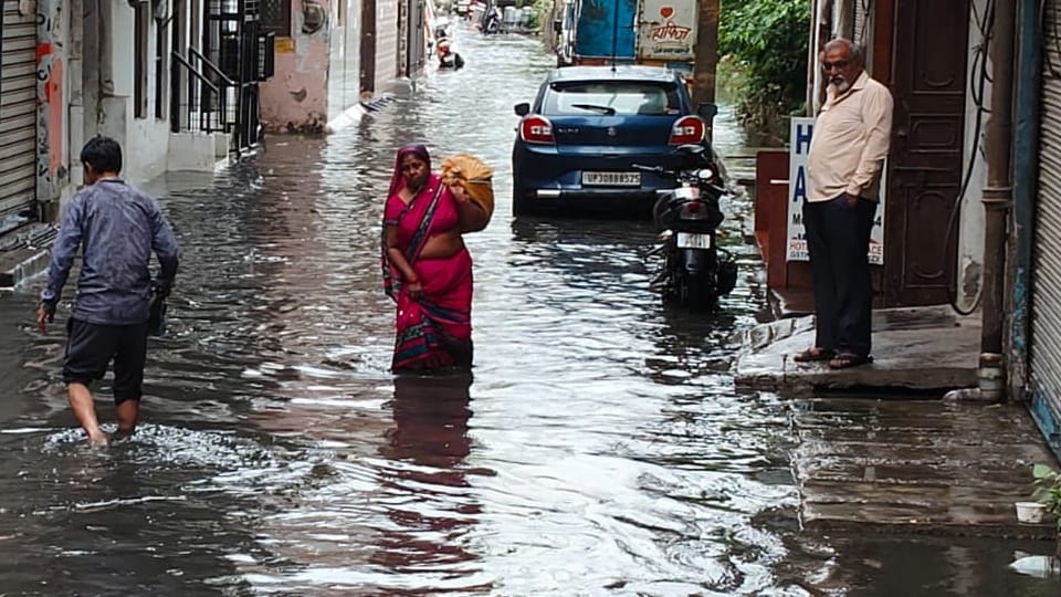 Weather pictures: Moradabad division drenched with rain showers, faces lit up, people got relief from humidity