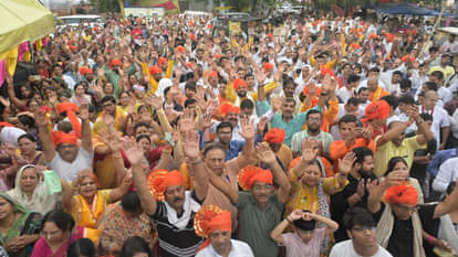 Kanpur: Jagannath Rath Yatra taken out with Hare Rama-Hare Krishna Sankirtan