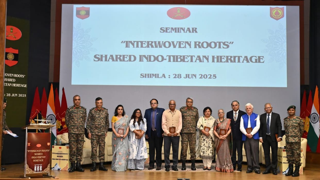 Seminar organised by Indian Army at ARTRAC Shimla Claude Arpi On China reincarnation of Dalai Lama