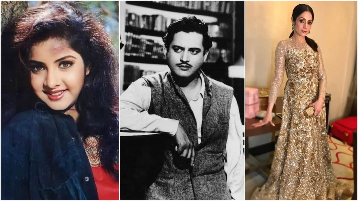 Bollywood Celebs Whose Mysterious Deaths Still Remain Unsolved Divya Bharti Sridevi Sushant Singh Rajput