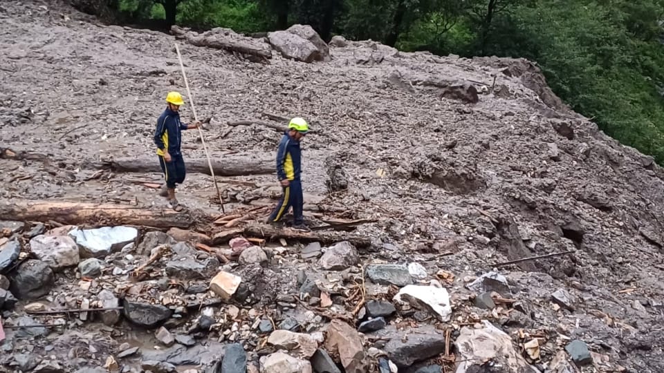 Cloud burst in Uttarkashi Yamunotri Highway many workers swept away in heavy floods Photos