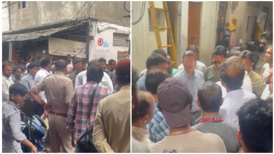 Bhopal News: Girl dies due to electric current in pole angry family members create ruckus