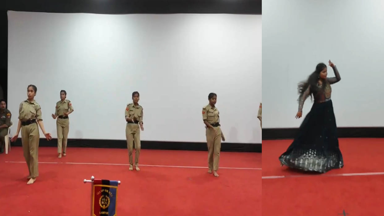 Kanpur: NCC cadets gave a wonderful performance in the cultural evening