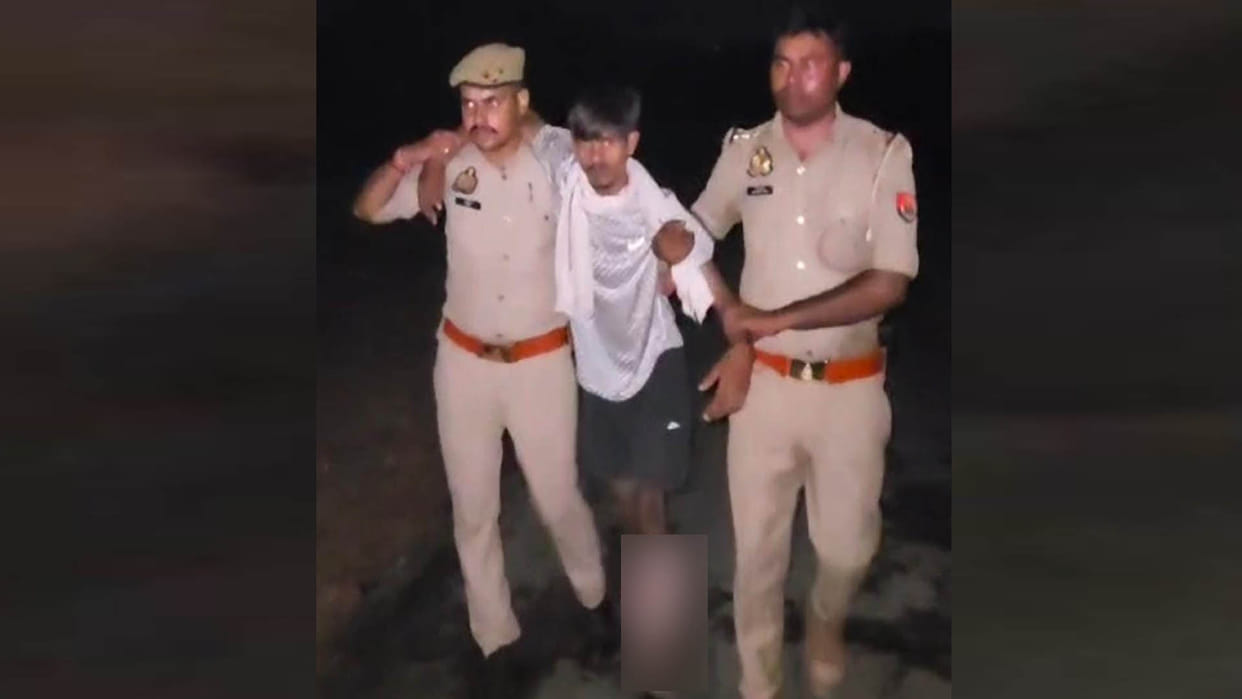 Accused of Misdeed and murder who was running away after snatching inspector's pistol injured in encounter
