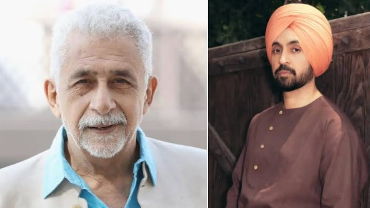 Naseeruddin Shah defends singer Diljit Dosanjh amid Sardaar Ji 3 I stand firmly with singer