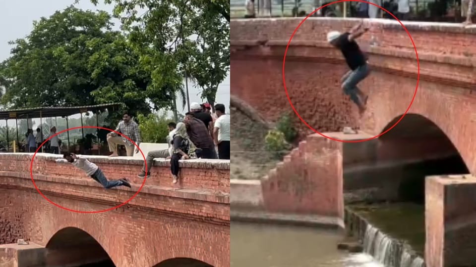 DSP saved the teacher who jumped into the canal in Dhuri