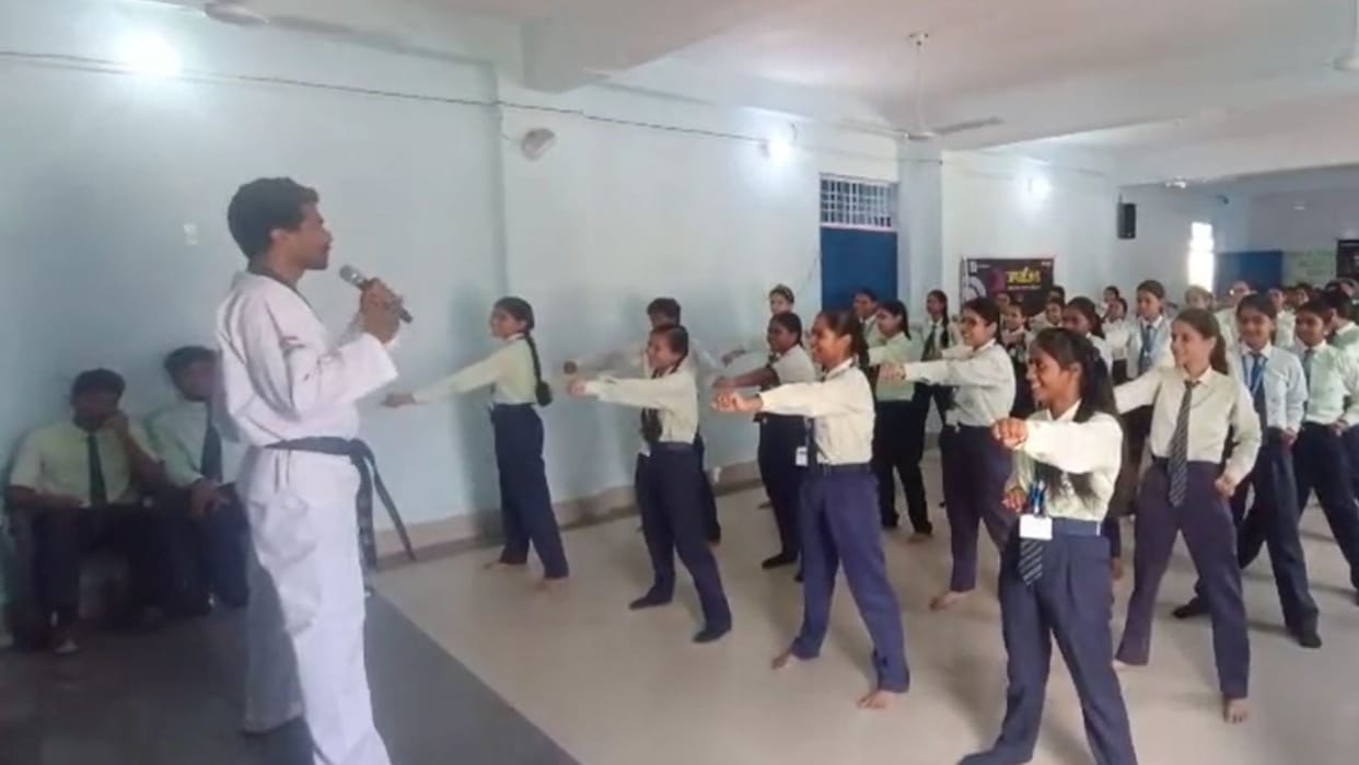 Women were given self-defense training