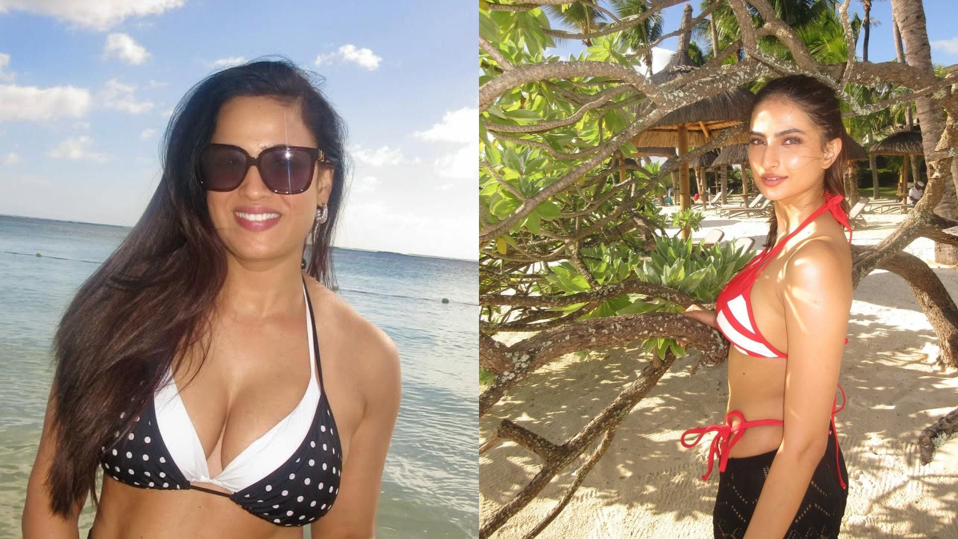 Actress Shweta Tiwari defeat daughter Palak Tiwari in Bikini look
