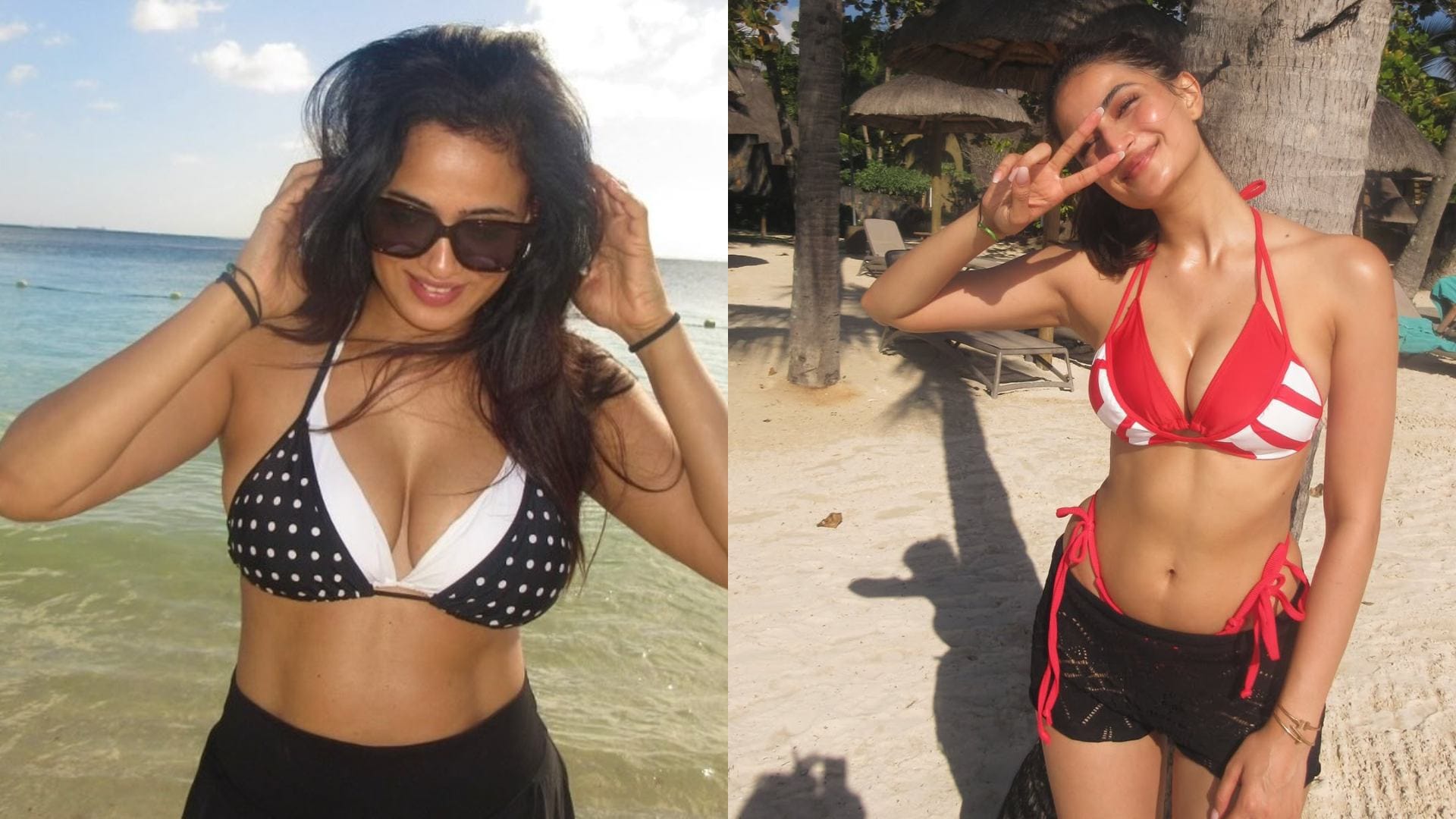 Actress Shweta Tiwari defeat daughter Palak Tiwari in Bikini look