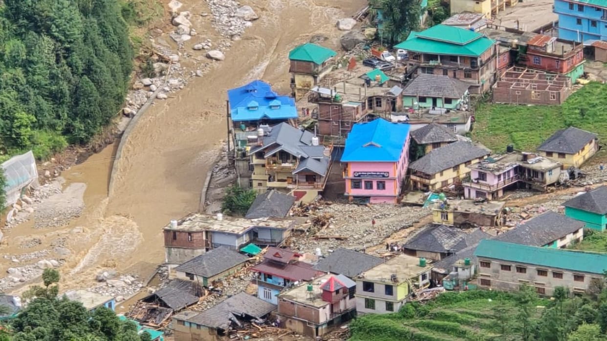Mandi Landslide Ghyahnan Village Debris grandmother and grandson Girdhari Lal family