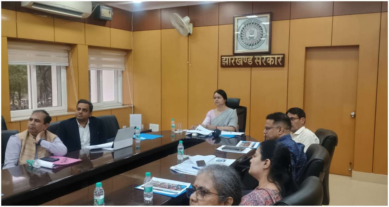 Review meeting of Sustainable Development Goals in Jharkhand, Chief Secretary advised UNICEF for coordination