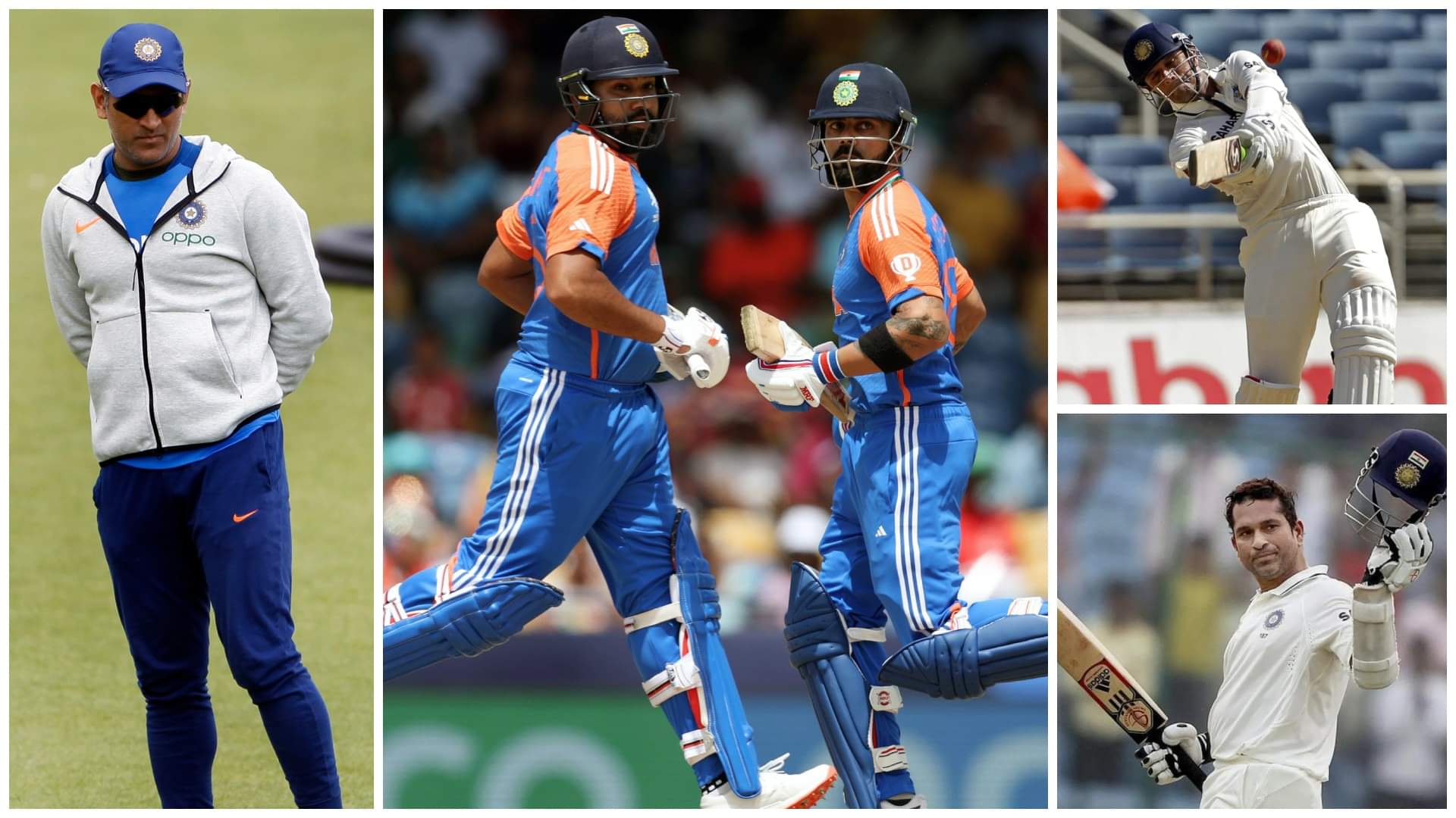 List of Indian players to get run-out most times in each format, Kohli-Dhoni and Dravid-Tendulkar