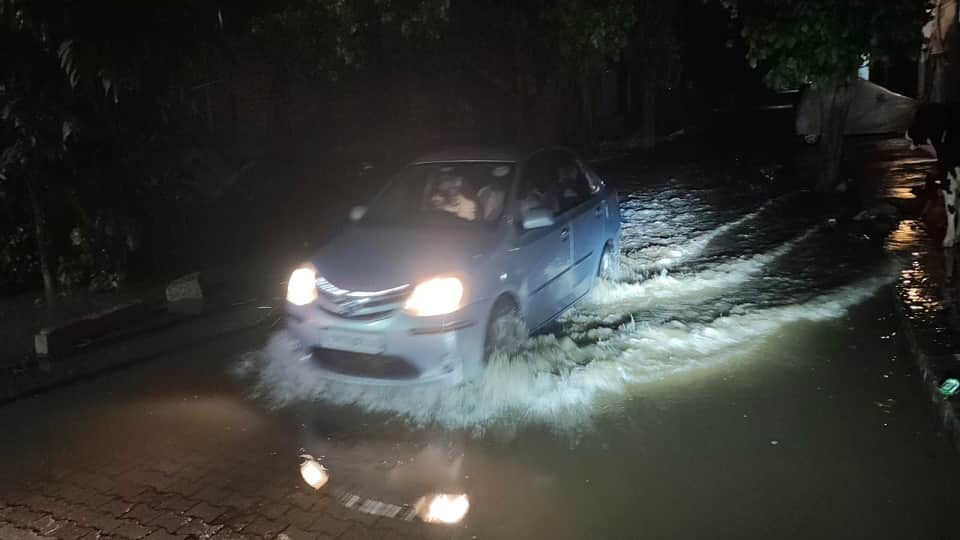 Roads submerged underpass drowned Shocking pictures of Mathura after rain