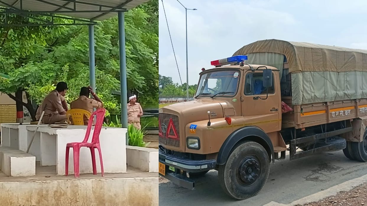 Chandapur village turned into a police camp