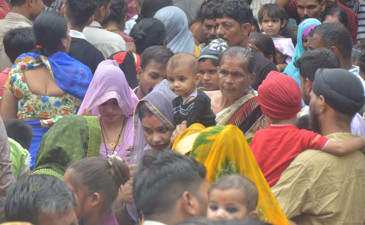 Sheetla Mata Mela: Stale food offered water from vessel was sprinkled on children to prevent skin diseases