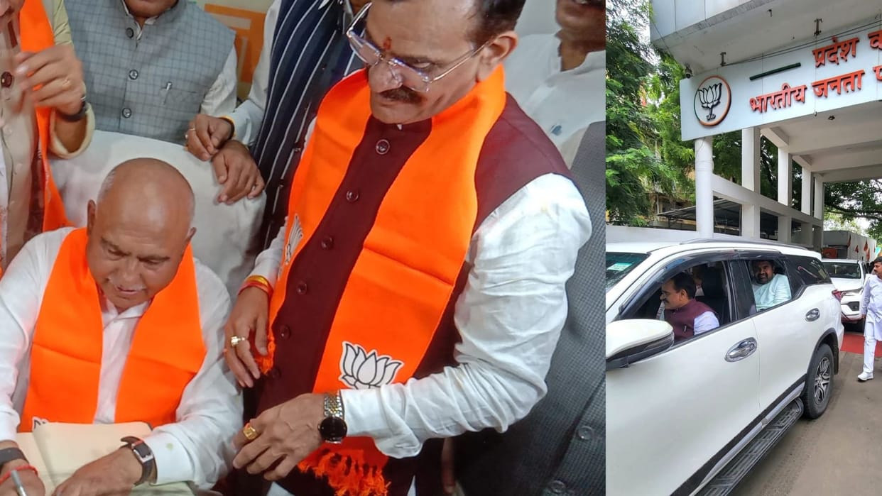 MP News: VD Sharma handed over the command to Hemant Khandelwal, apologized in an emotional farewell; Shivraj