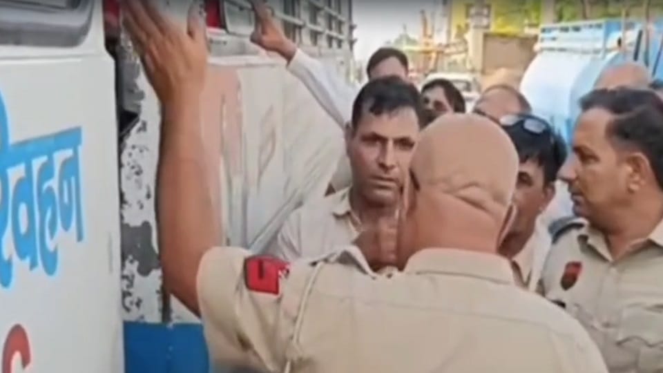Girl molestation in Haryana Roadways Bus