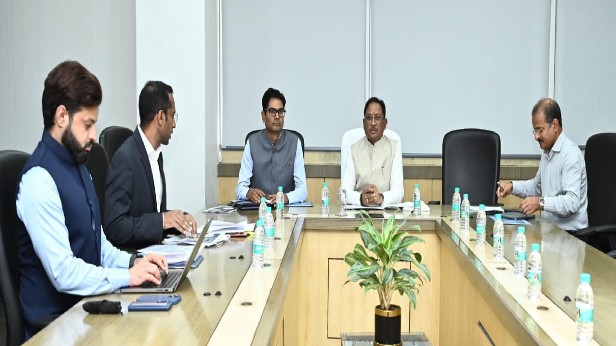 CM Sai gave instructions to take strict action against tax evasion in review meeting of GST department in CG