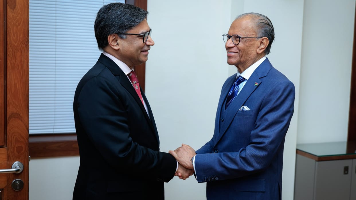 India-Mauritus Ties Foreign Secretary Misri meets Mauritius PM discuss strengthening strategic partnership