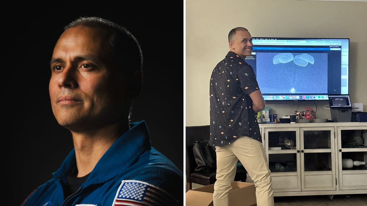Who is anil menon NASA astronaut to embark on his first International Space Station