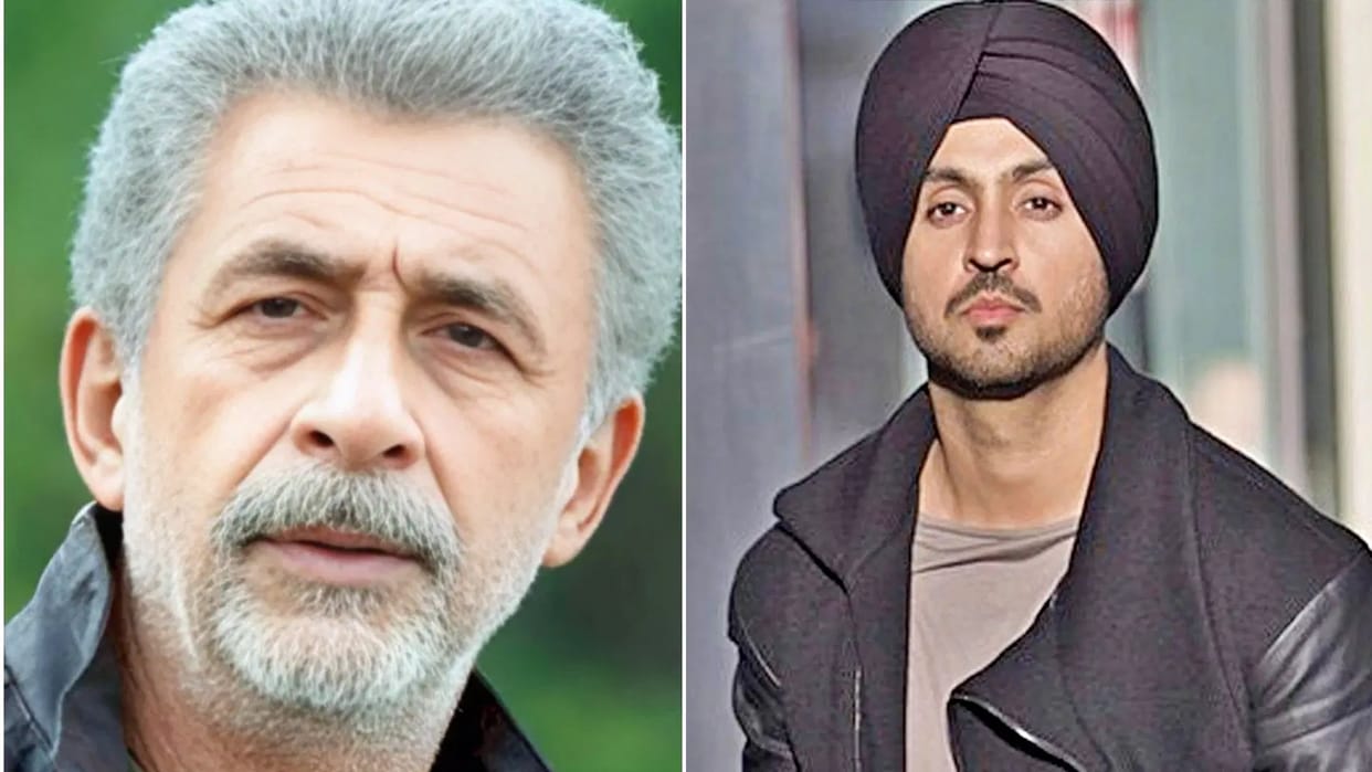 Naseeruddin shah deletes his post of supporting diljit dosanjh and shares cryptic post