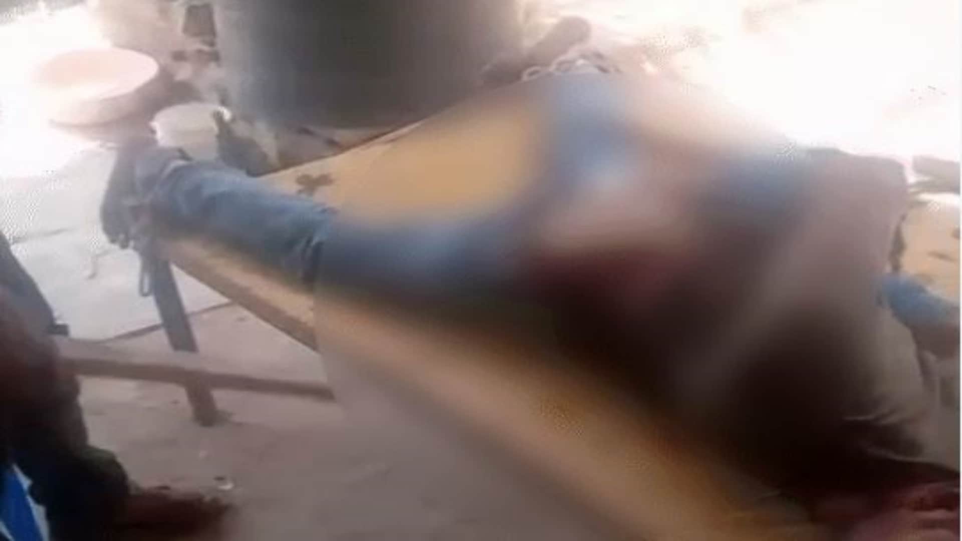 चित्तौड़ में युवक को चारपाई से बांधकर निर्वस्त्र करके पीटा