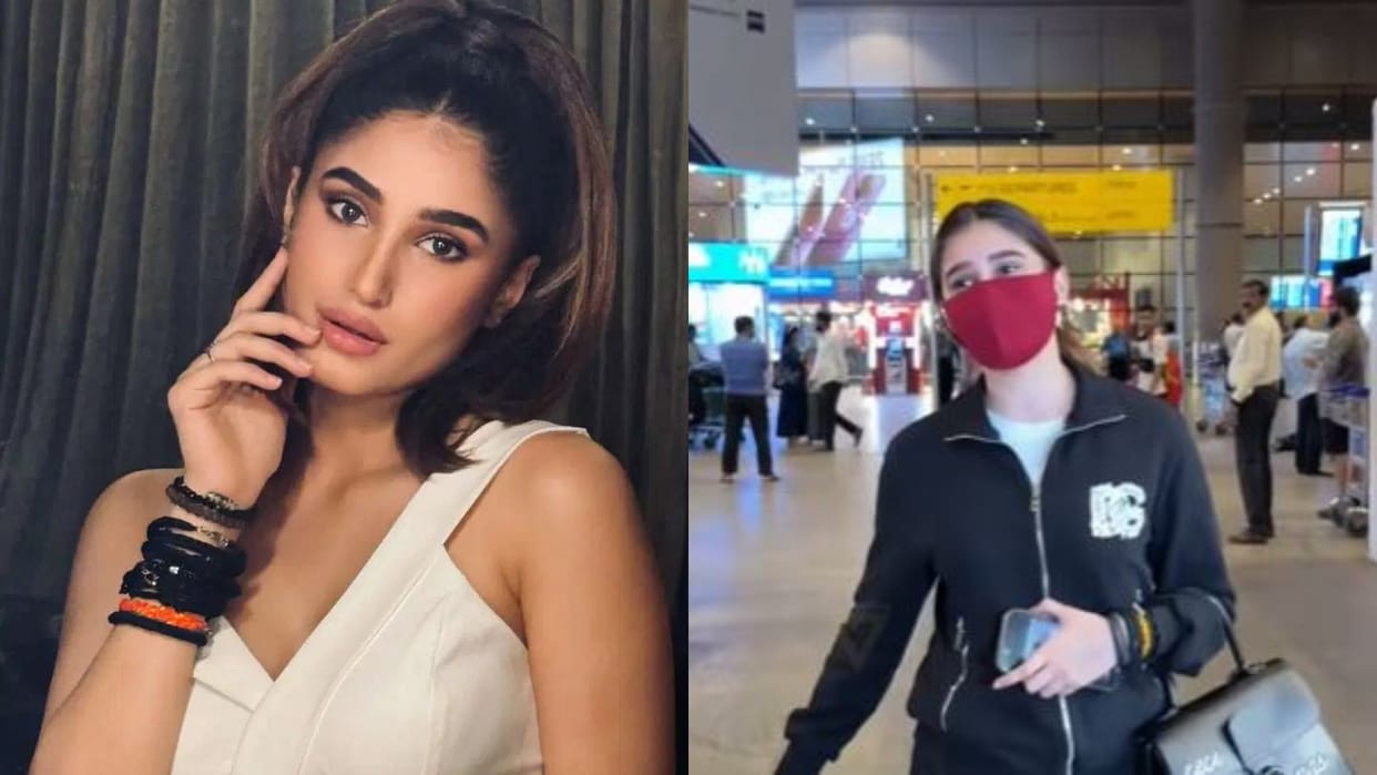 Rasha thadani denies to remove her mask in front of paparazzi and gives reason video viral