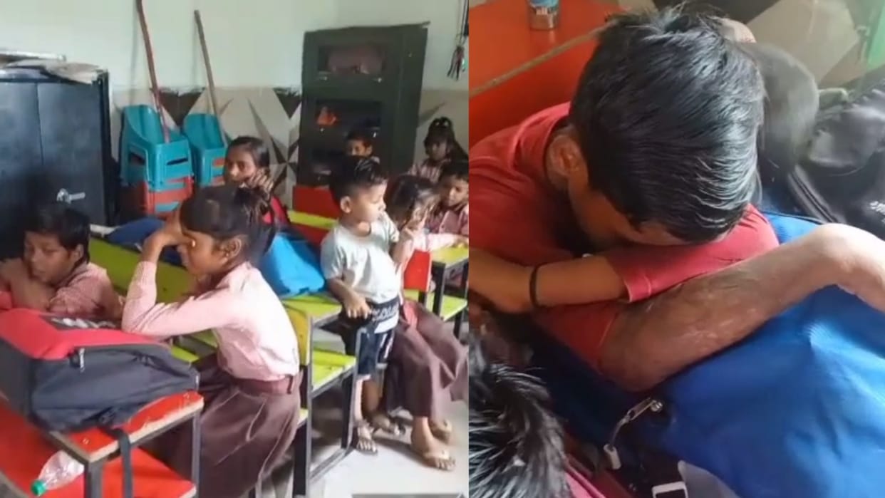 Innocent children started crying on transfer said that if madam leaves we will leave school