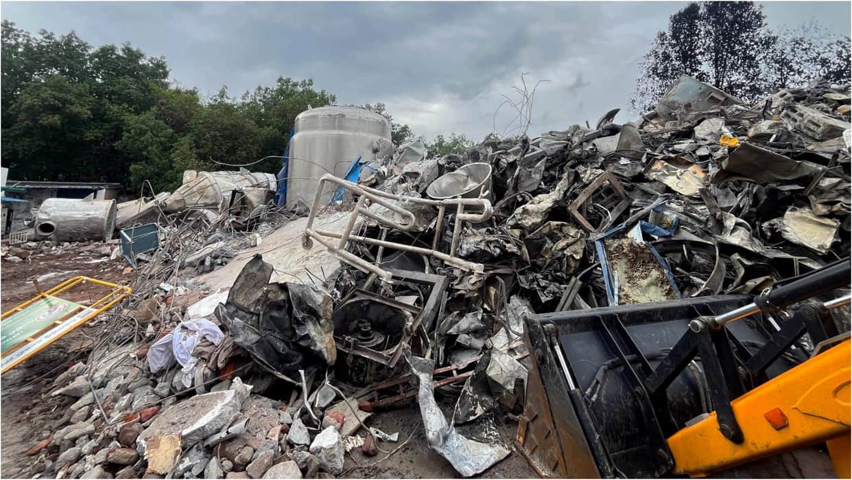 Telangana plant explosion: Debris clearance almost over, Sigachi unit has no NoC from Fire Dept