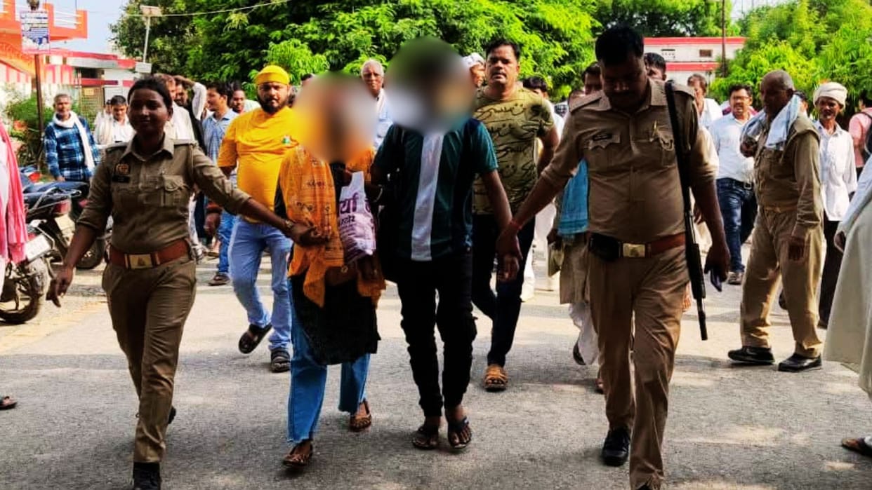 Hindu girl and Muslim boy marriage Kali temple in varanasi Hindu organization reached creating ruckus