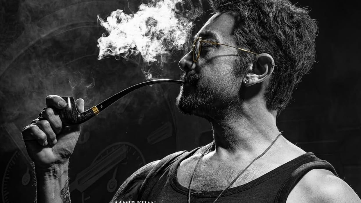rajinikanth film producer Introducing Aamir Khan as Dahaa from the world of Coolie